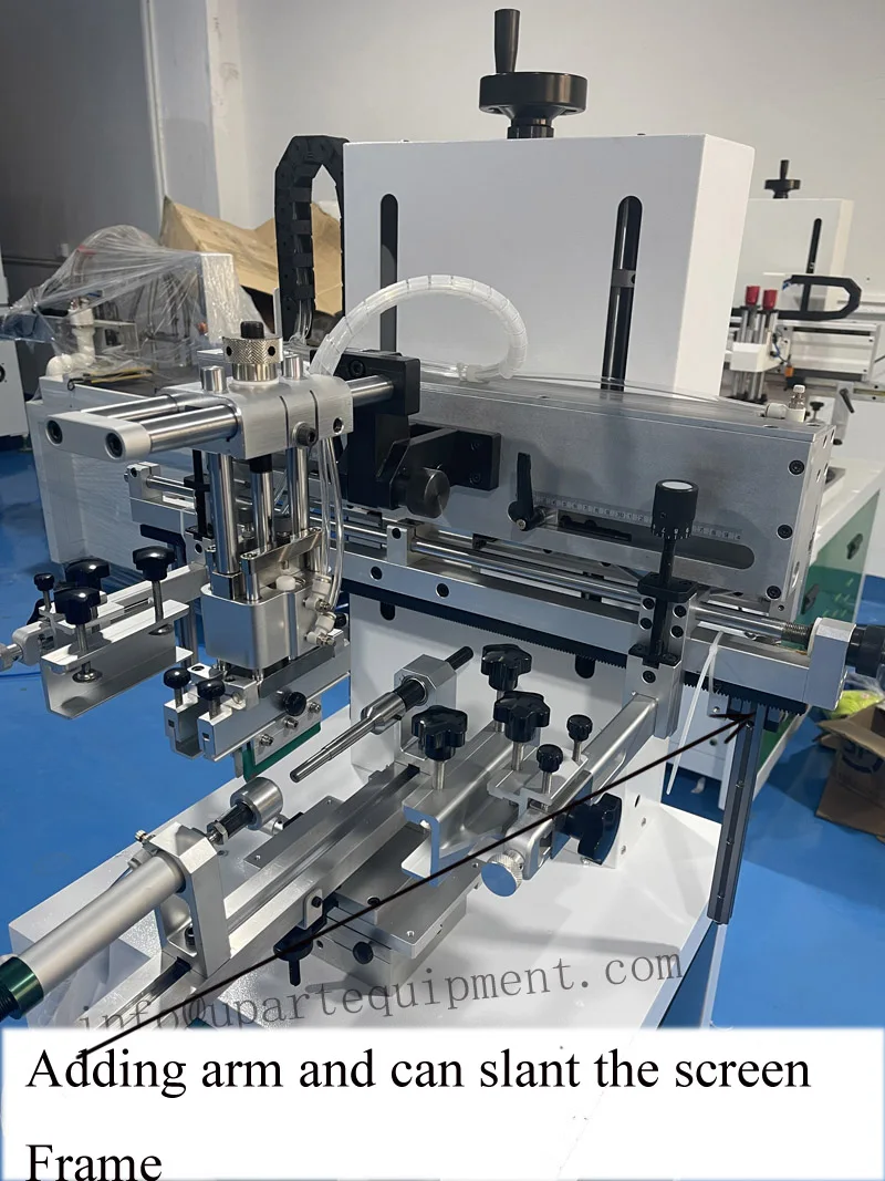 Automatic Vessel Screen Printers Penumatic Tubes Screen Printing Machine Price Round Serigraph Machine Manufacture with video