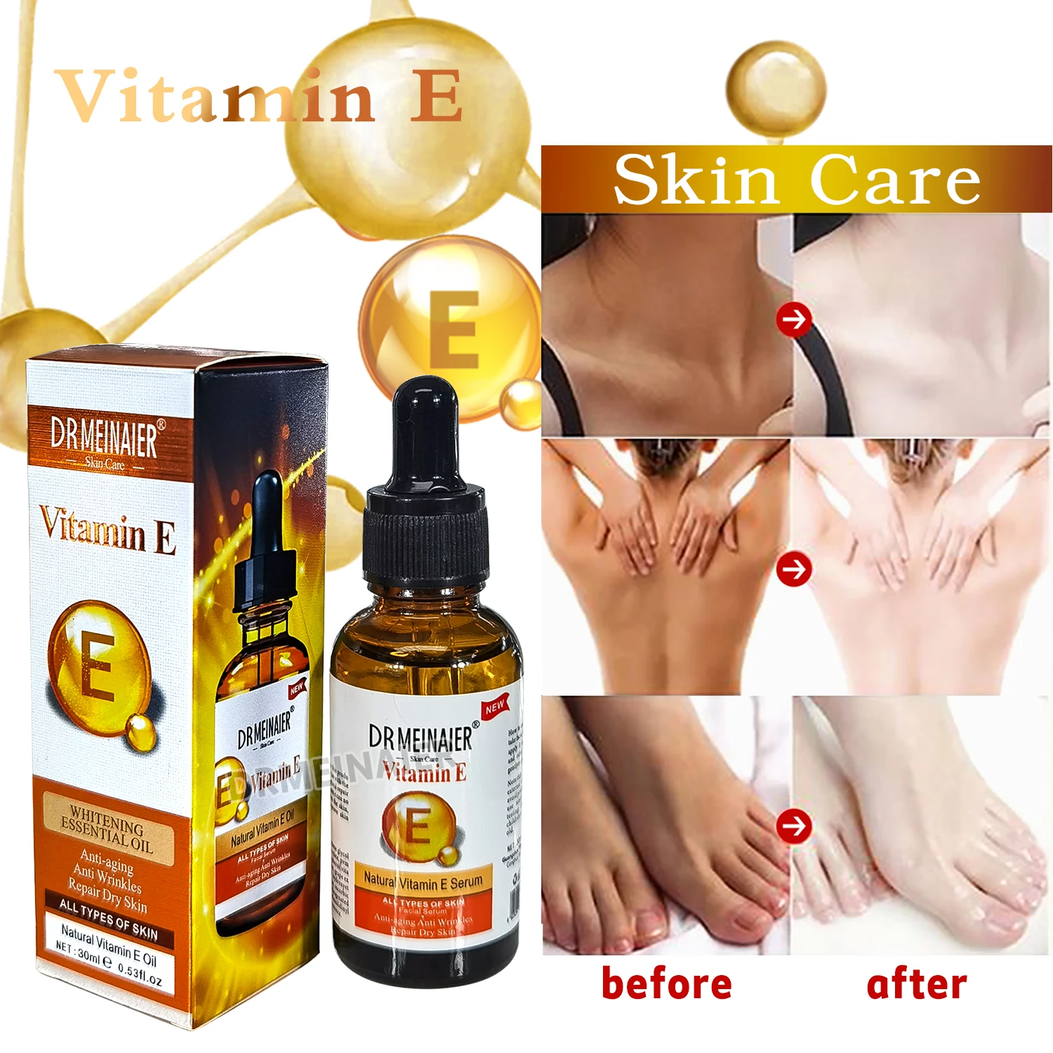 Private Label Face Serum 20% Vitamin C with HA Nicotinamide Anti-aging Hydrating Whitening Moisturising Skin Facial Serum