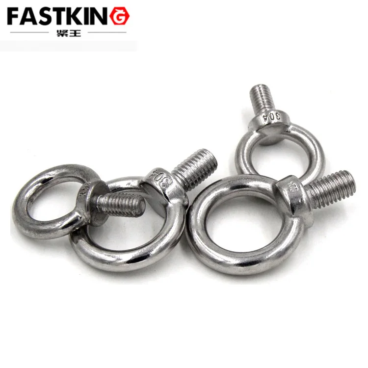 Metal Lifting Eye Bolt Lifting Swivel Eye Bolts Ring DIN580 Stainless steel