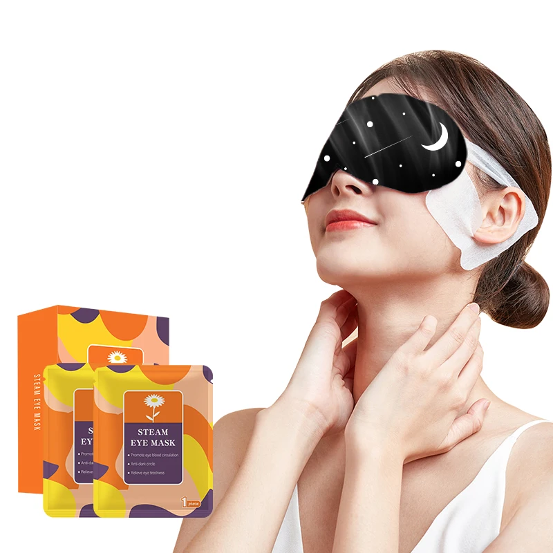 Eyestrain Relief Dry Eye Best Hot Selling Products 2024 Trending Disposable Eye Steam Masks Hot Steam Eye Mask