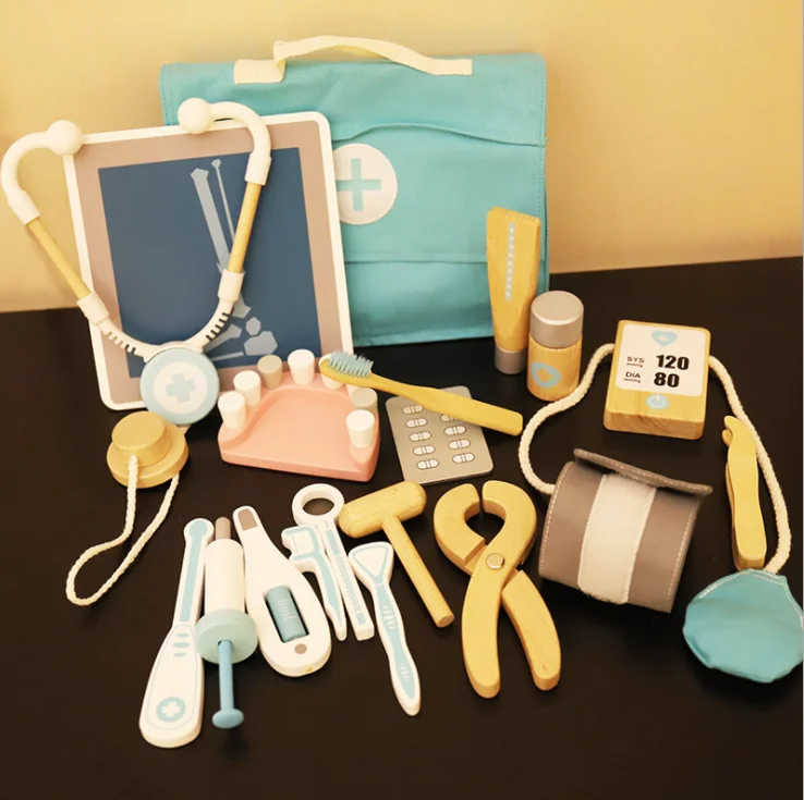 Новая модель Amazon для детей, набор докторских игрушек, стол для хранения медицинских инструментов, игра для ролевых игр, игрушка для дошкольников