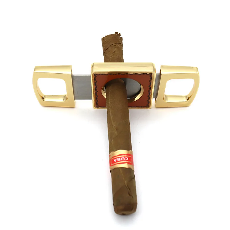 Аксессуары для сигар, металлический ножничный резак Cohiba для сигар высокого качества из нержавеющей стали с индивидуальным логотипом