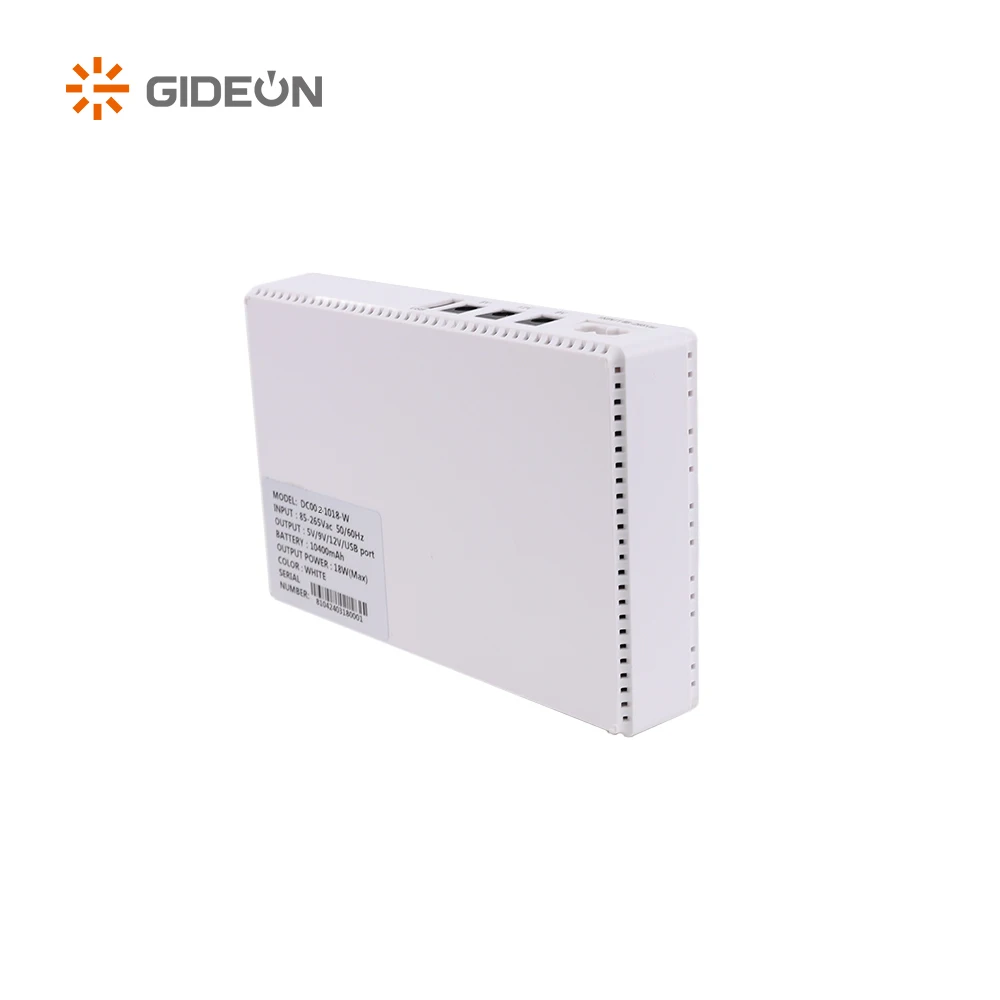 GIDEON оптовая продажа DC 5 В 9 12 мини POE UPS резервное питание литиевая батарея для Wi-Fi маршрутизатора система безопасности камеры видеонаблюдения
