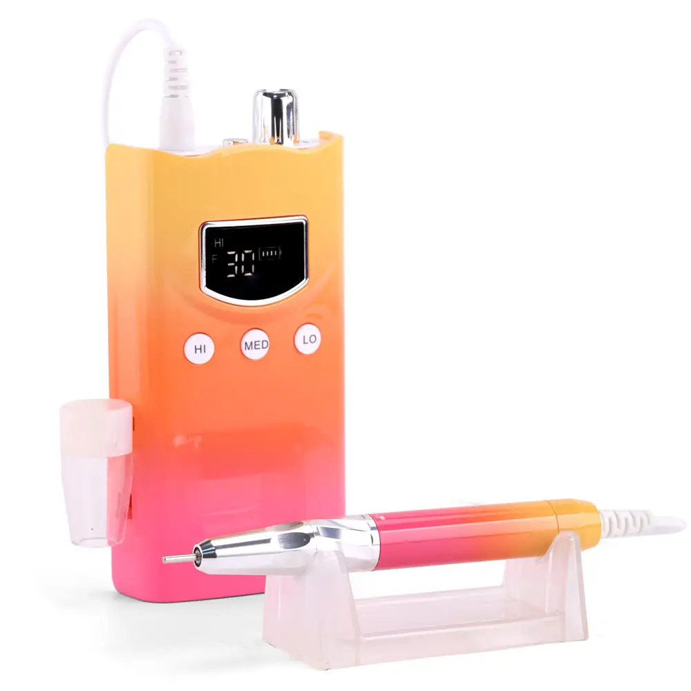 2024 New Brushless 35000rpm Cordless Portable Electric Nail Drill Machine e file Nail Polisher Nail Drill Manicure Pedicure Set
