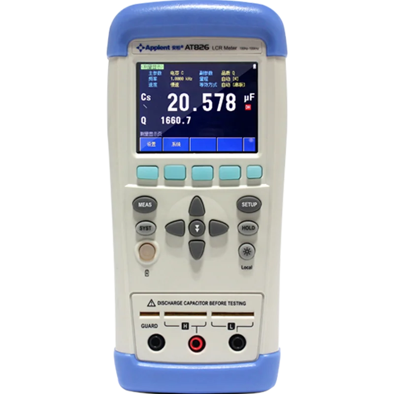 Портативный lcr-метр AT826 с ESR от 100 Гц до 100 кГц