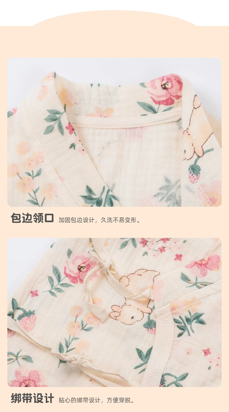 Good Quality Cotton Muslin Infant Newborn Girl Onesie Baby Clothes Baby Short Sleeve Romper Jumper