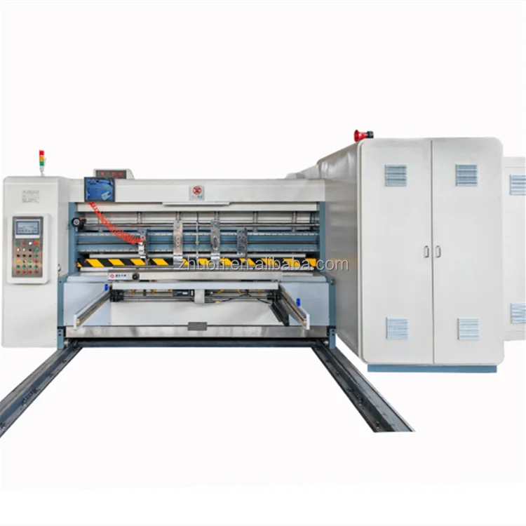 ACorrugated carton flexo printing slotting die cutting machinery cardboard rotary die cutter fruit box slotting printing machine