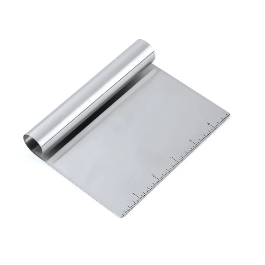 
Pastry Cutter Stainless Steel Flour Scraper for Kitchen Restaurant Bakery 
