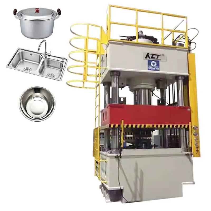 Utensils Machinery Hydraulic Press Machine 350 Ton Automotive Aluminium Four-column Three-beam Hydraulic Press Servo 600 2 Years