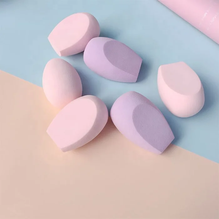 Low MOQ print logo makeup sponge custom logo makeup blender super soft beauty makeup sponge