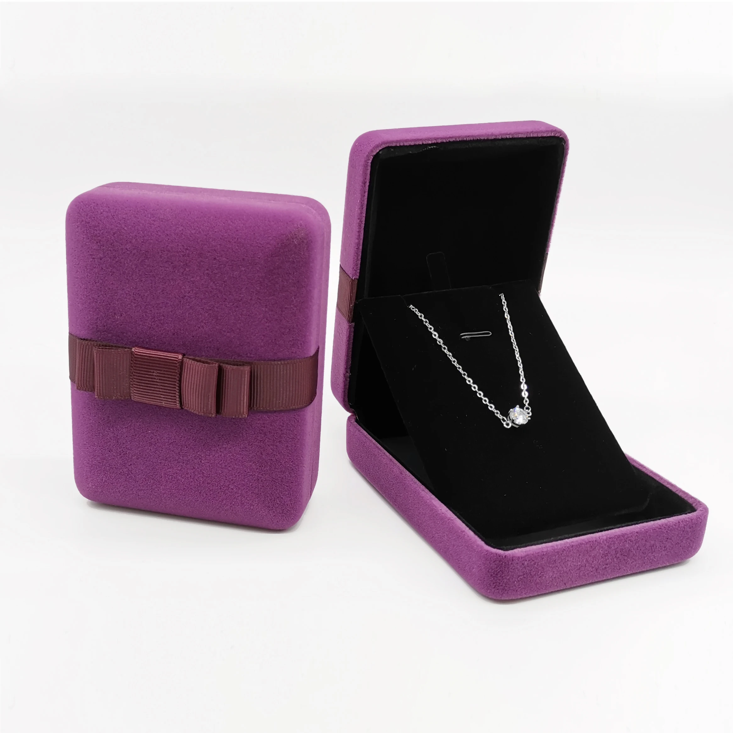 Custom Logo High-End Velvet Small Jewelry Metal Box For Jewelry Luxury