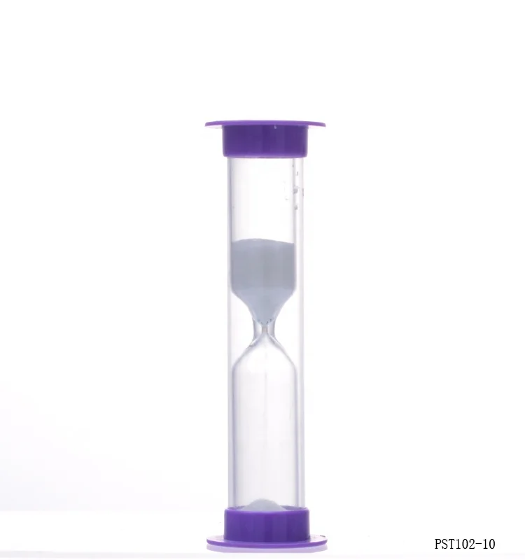 plastic waterproof kids toothbrush sand timer reverse flowing hourglass sand timer