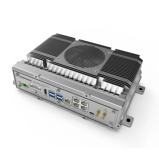 High Performance 200 TOPS Fan Cooling Multiple Giga Ethernet with PoE Intelligent Traffic AMR AGV Embedded Computers