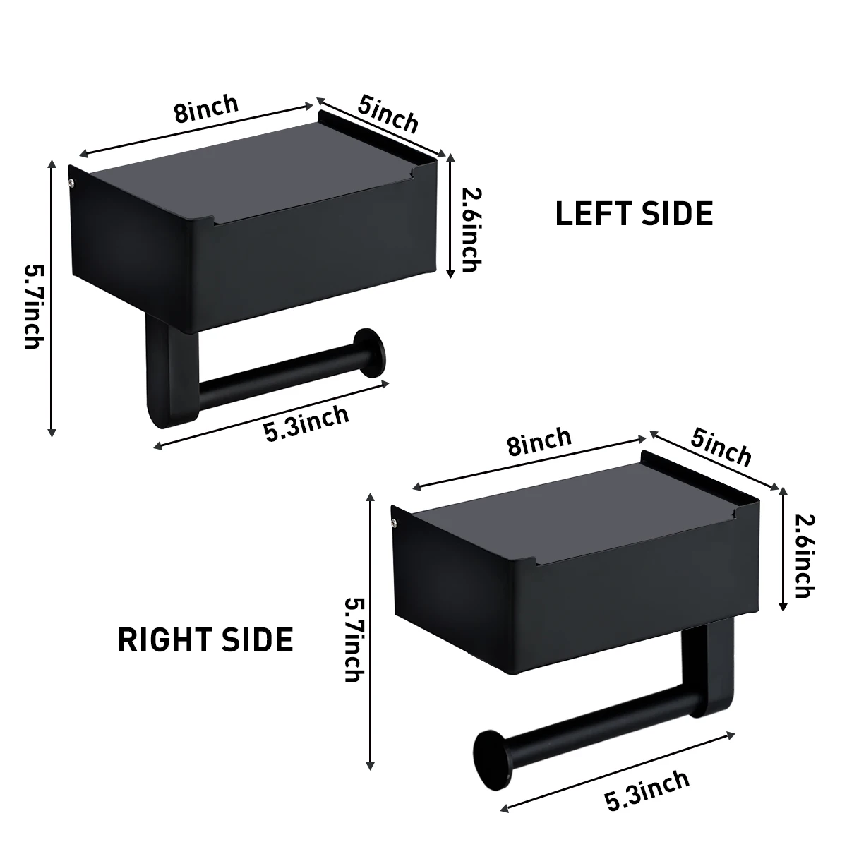 Factory Wholesale Wall Mounting Storage Bathroom Wet Tissue Box Toilet Wet Box Stainless Steel Toilet Paper Holder
