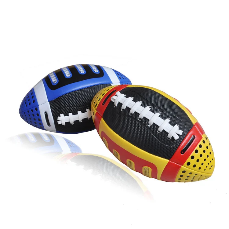 TPU PU Rugby Size 9 OEM League Training Balls Youth Adult Custom Printed Rugby Machine Stitched American Football Ball