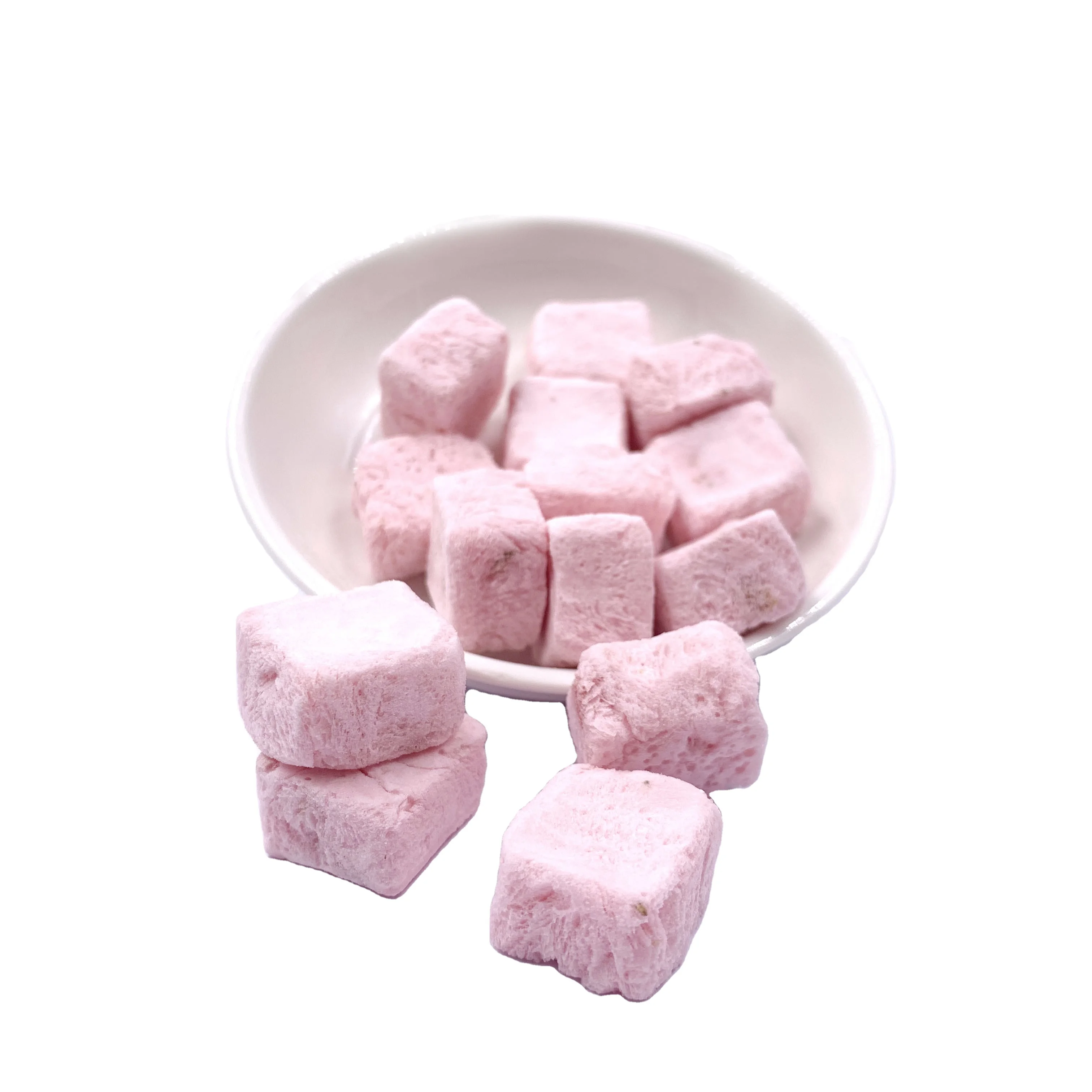 Лидер продаж, сухая замороженная детская закуска с ароматом персика и клубники, сушеный замороженный йогурт