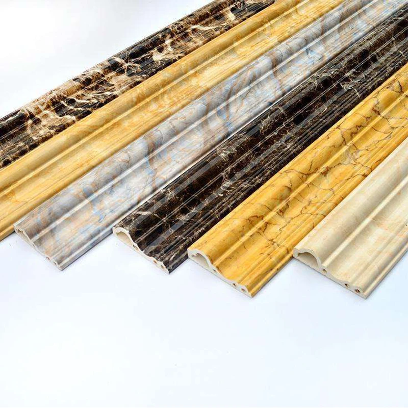 Made In China Wood Grain Door Pvc Cover Modern Simple Scratch Resistant Plastic Door Frame