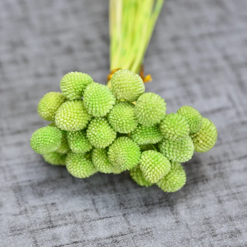 Factory Direct 2020 Idea DIY Artificial Flower Bouquet Preserved Golden Ball Billy Ball bunch for DIY Home Decor Arrangement