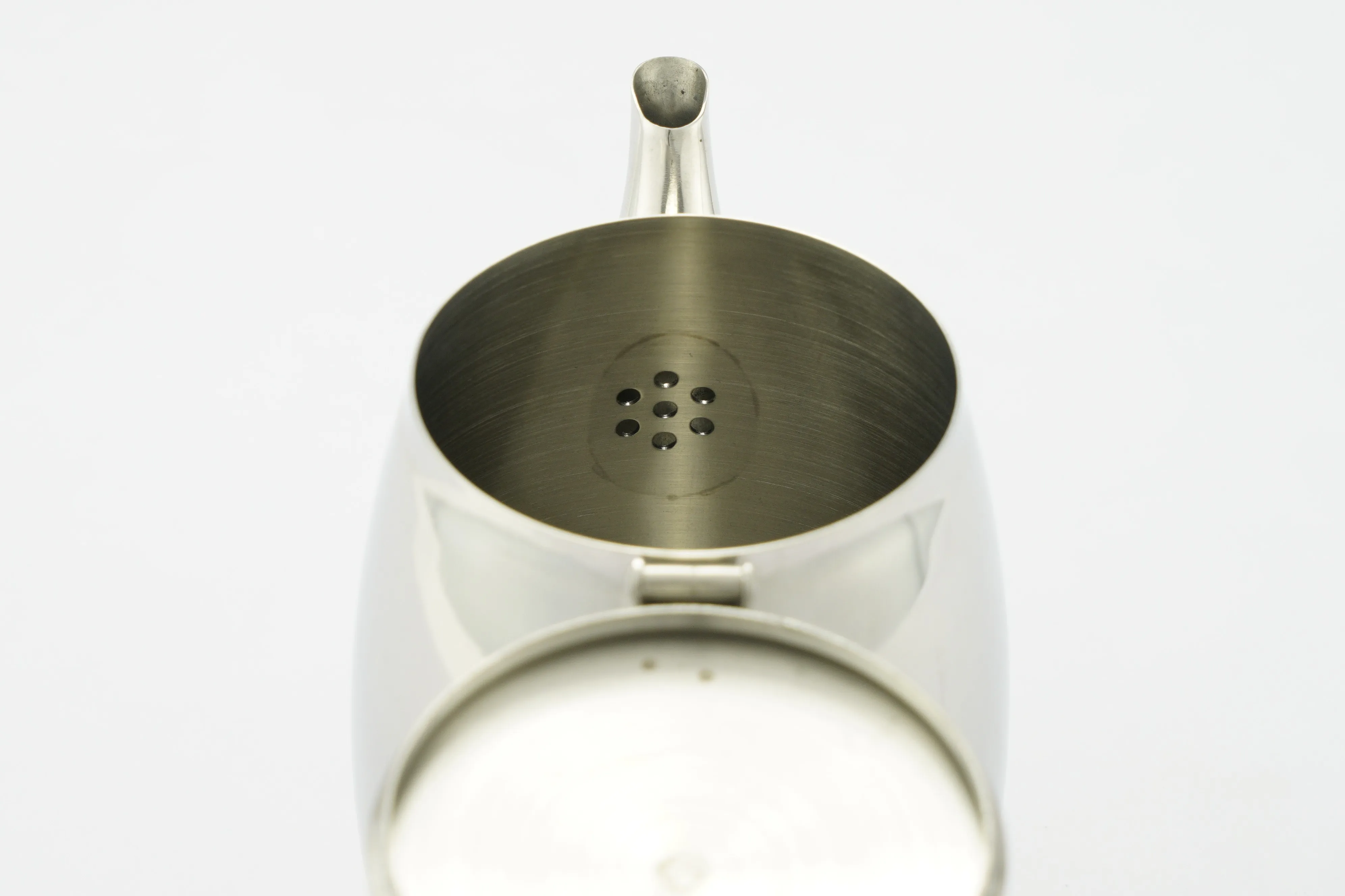 European luxury 530ml home Kitchen 304 stainless steel polished silver with lid comfortable handle flush tea pot