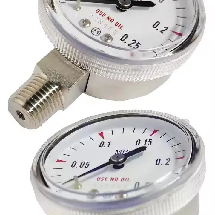 316 stainless steel Valve pressure gauge Pressure gauges for various pressure ranges