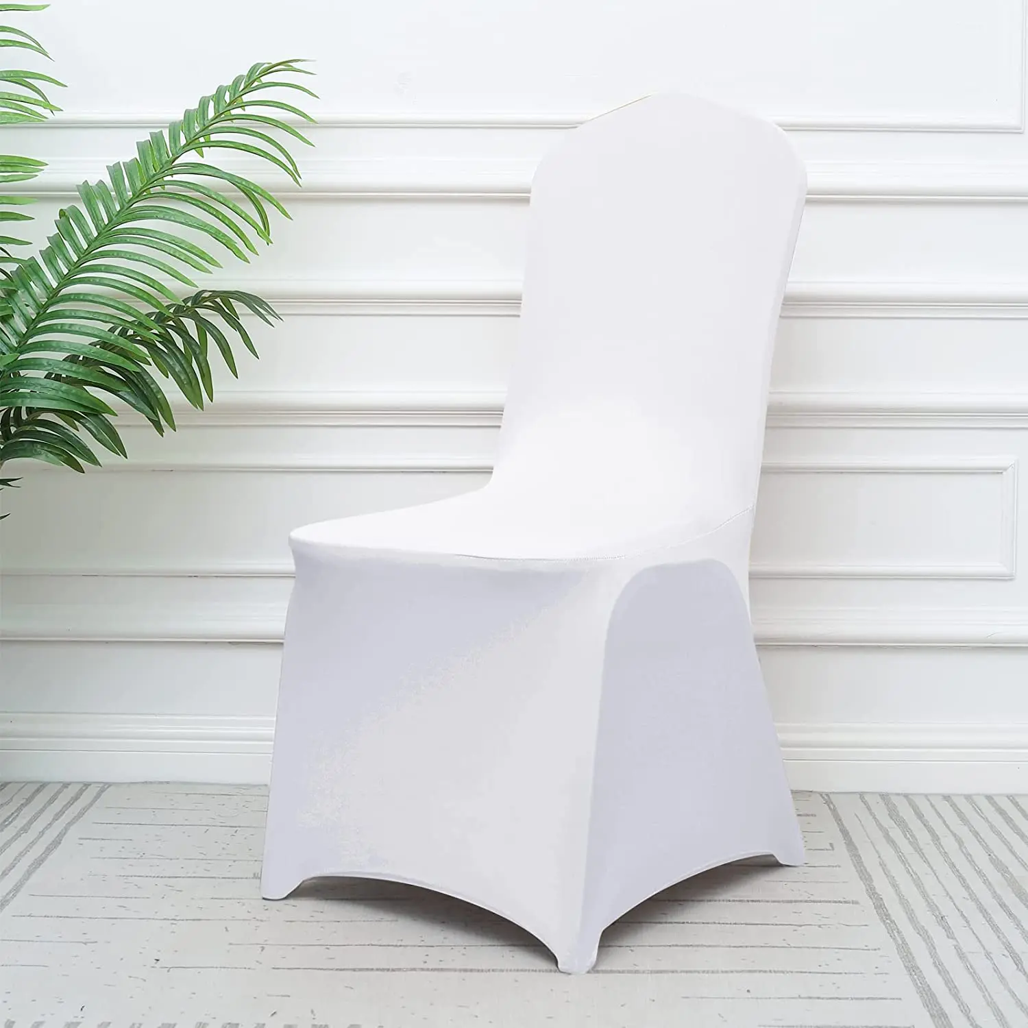 Sample Available Spandex Dining Room Chair Covers for Living Room Universal Stretch Chair Slipcovers Protector for Wedding Banquet and Party