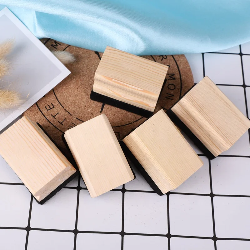 School Customized Wholesale Board Wooden Felt Chalkboard Whiteboard Eraser