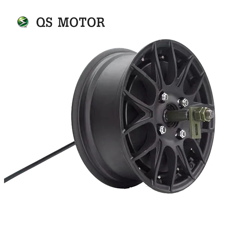 QS 14inch Wide Tire Detachable 3000W 40h V1 260 Electric BLDC Wheel Hub dual shaft Motor