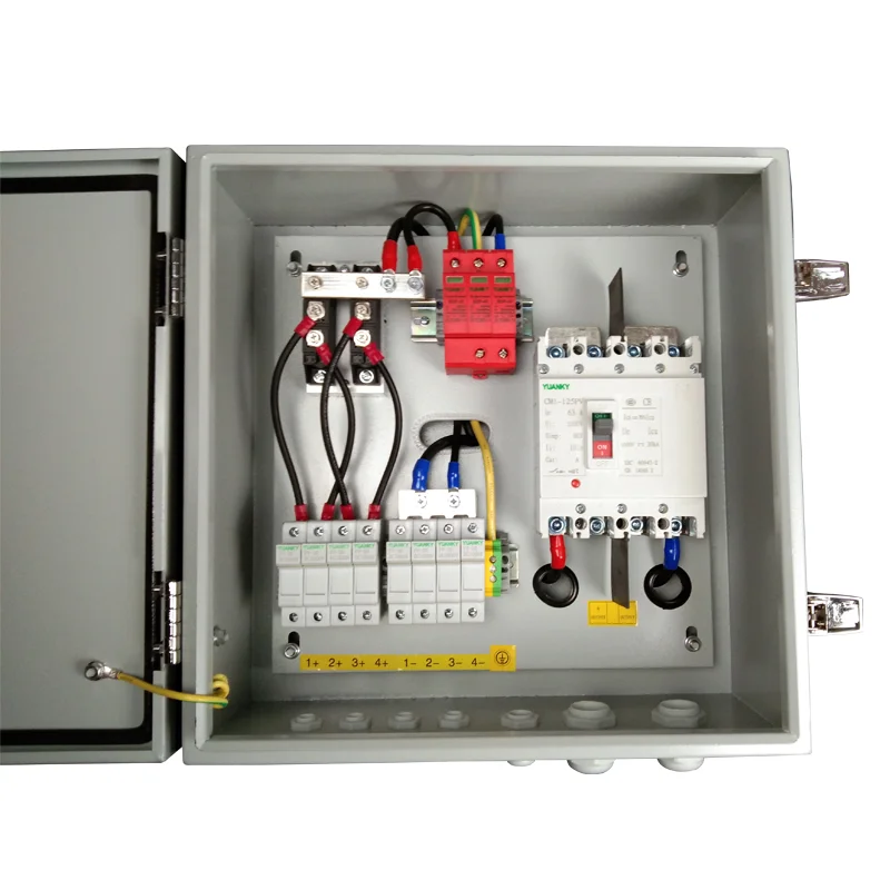 Solar Power System IP65 2 4 6 8 12 24 Ways Array String Pv Combiner Box For Solar