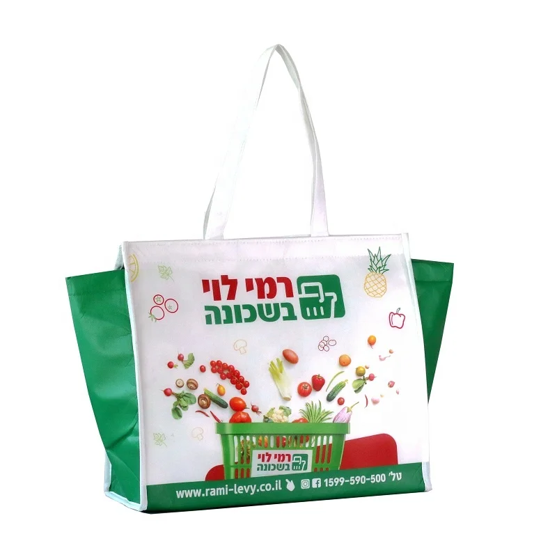 Wholesale large reusable lunch food delivery insulated thermal reasonable price cooler non woven bag