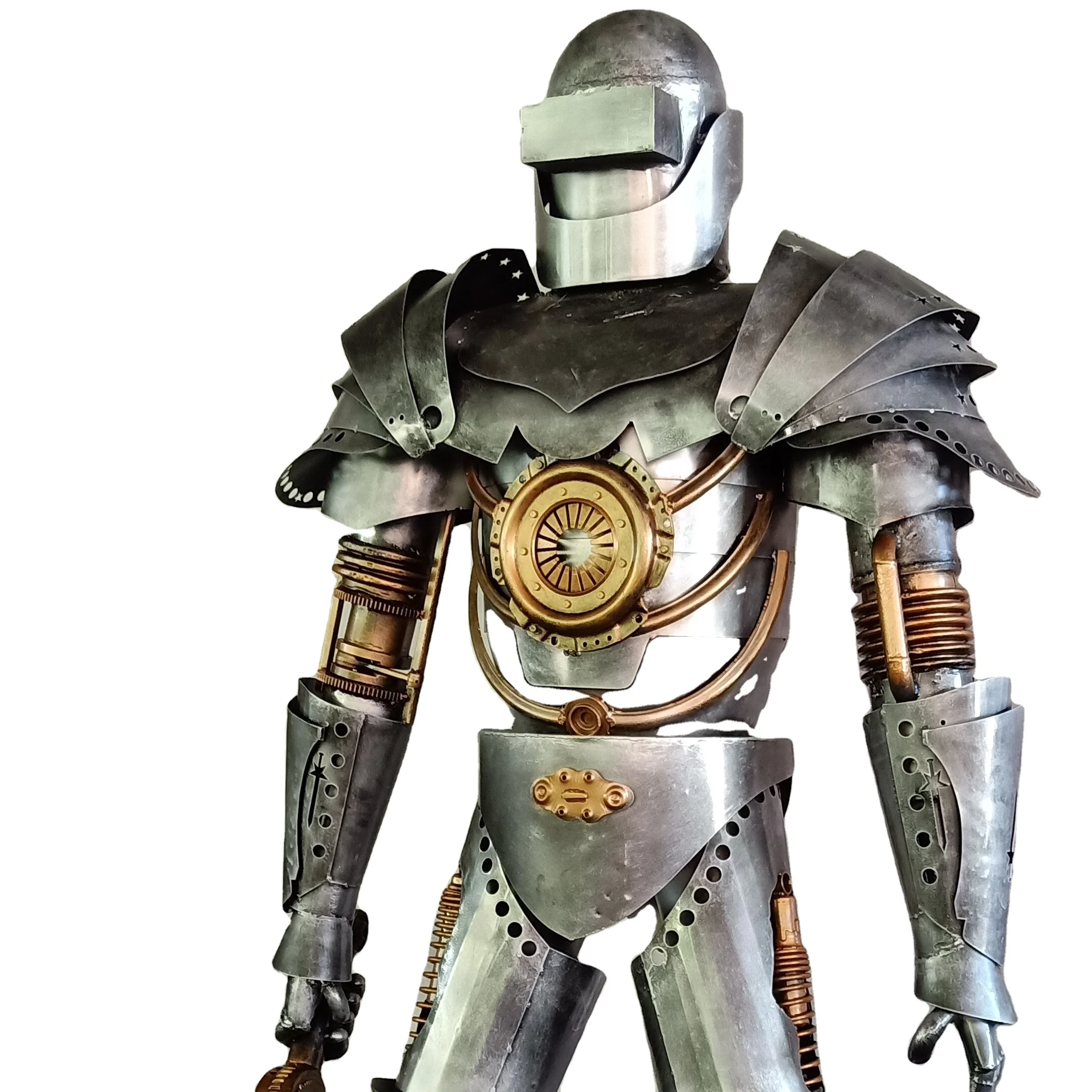 Custom Industrial Style Iron Man sculpture for Decoration