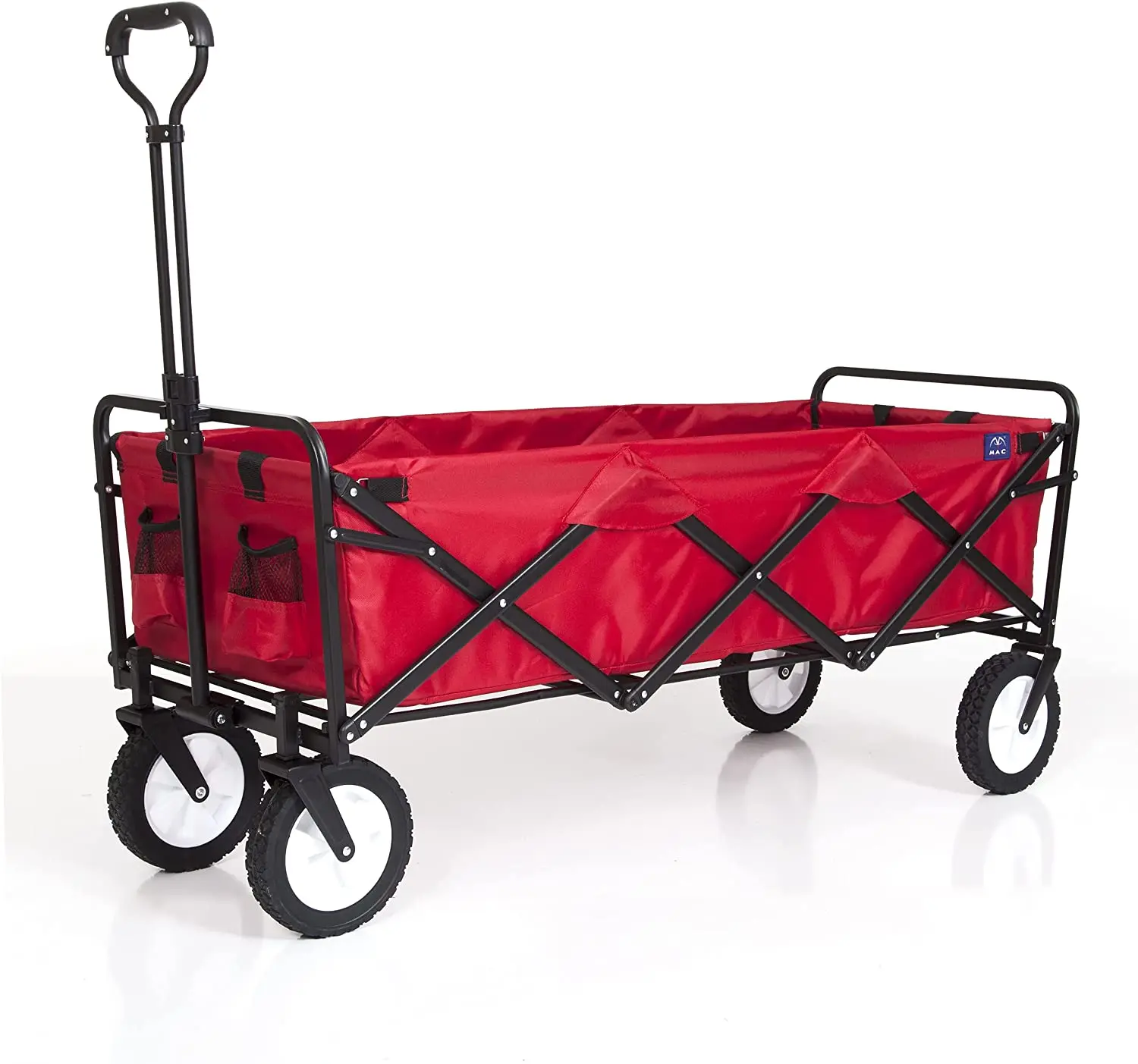 Extension Long Garden Folding Carry Trolley Foldable Beach Wagon Cart Outdoor Camping Foldable Beach Trolley Cart