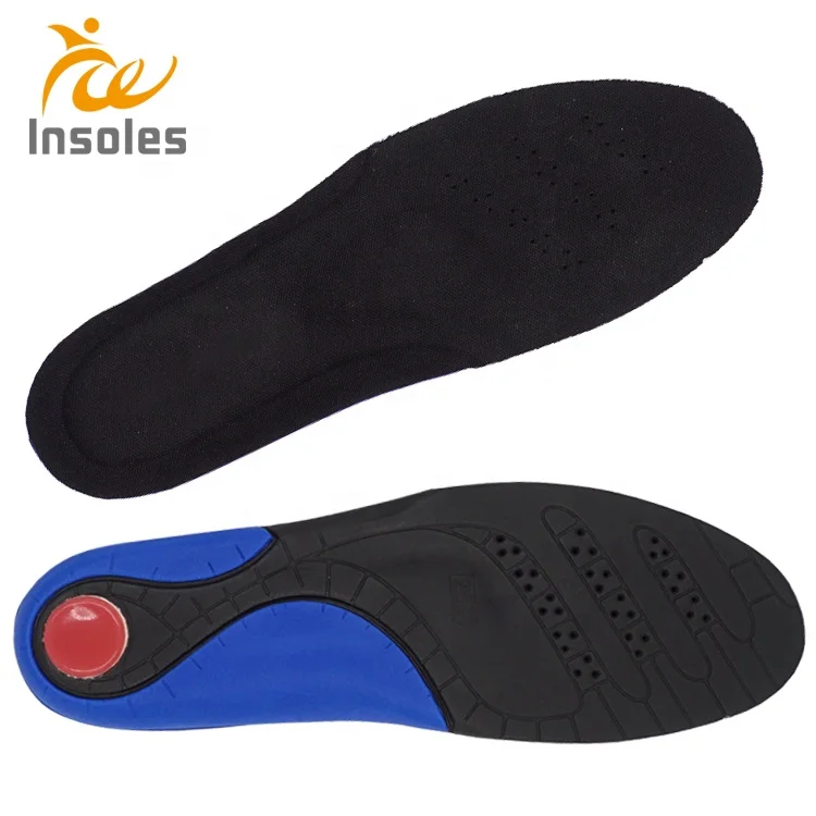 Полная длина вставки для обуви из пены с эффектом памяти Pinnacle Plus-Встроенная металлическая поддерживающая гелевая стелька