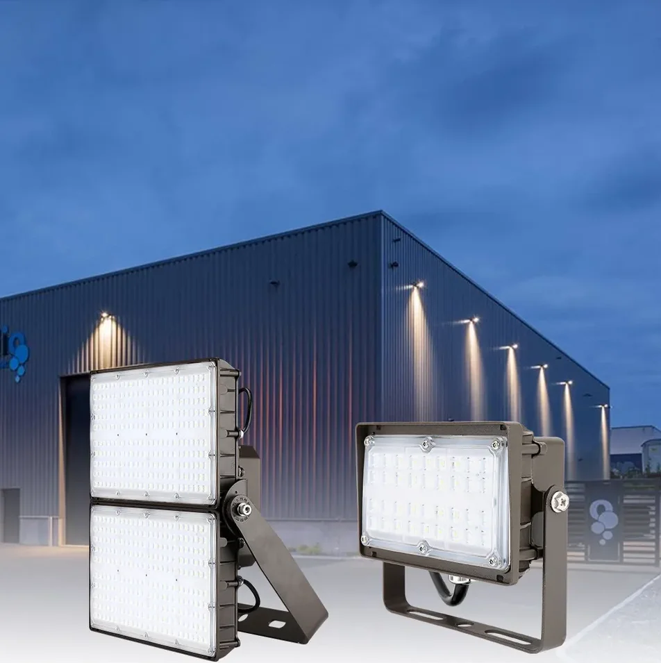 Super Brightness 500W LED Floodlight Lamp Fixture 5000K 4000K Stadium Light with Reflector Aluminum Body ETL UL Flood Light