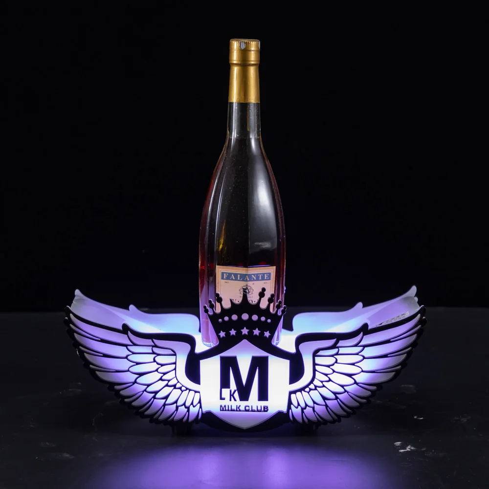 LED display bottle glorifier One Bottle Bird Wings Presenter