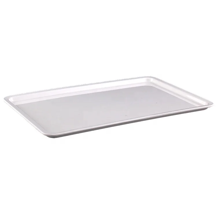 Wholesale restaurant barware serving 20.5 Inch Large rectangular melamine tray