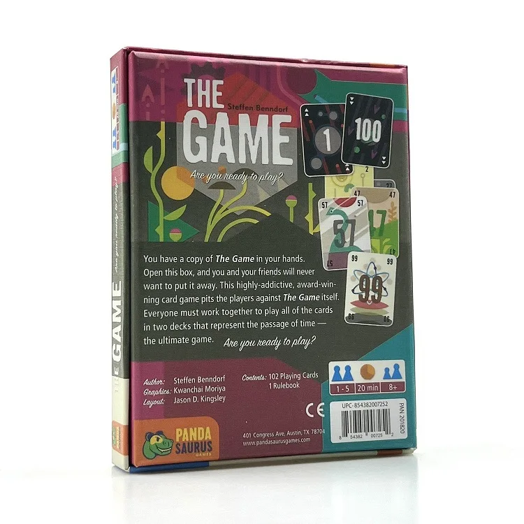 Карточная игра вы готовы играть в настольные игры для Partie