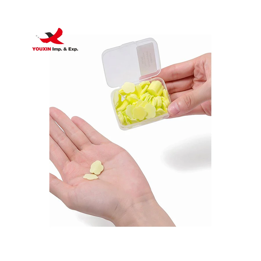 Wholesale Travel Supplies Portable Hand Soap Sheets Transparent Disposable Soap Mini Paper Soap