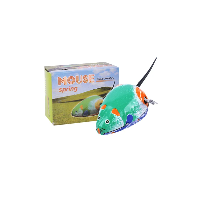 Wholesale Classic Tin Jumping Iron Frog Action Figures Wind up Clockwork Toy for Children Kids Classic Baby Toys