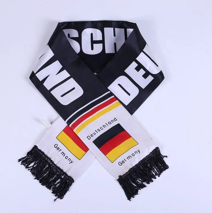 
Cheap Custom Printing Fans German Flag Scarf 