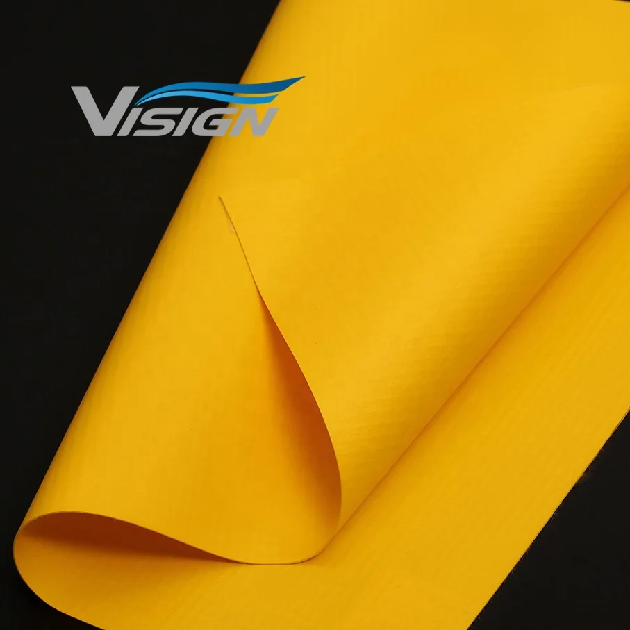 KNIFE COATED PVC TARPAULIN HEAVY DUTY TARPAULIN ROLLS SEAMLESS WATERPROOF TRUCK COVERS ROOF TENT