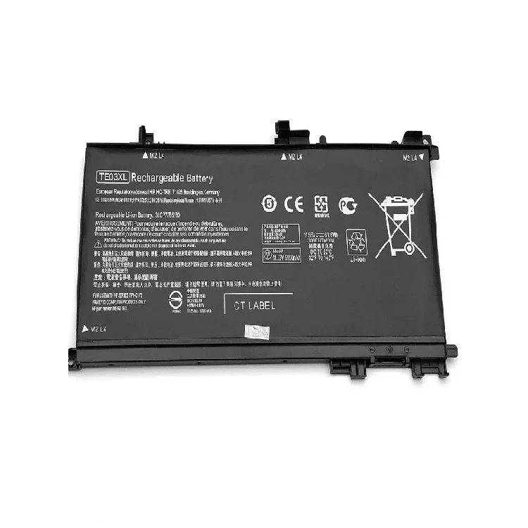 Подлинная ноутбук батарея для сотового телефона для струйного принтера HP двумя способами; Женские 15-AX002NG HSTNN-UB7A 849910-850 TE03XL