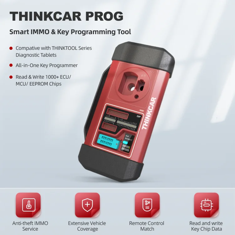 IMMO & Key Program obd2  Diagnostic Machine Scanner Tool THINKCAR PROG X PROG for locksmith support THINKTOOL MAX Master