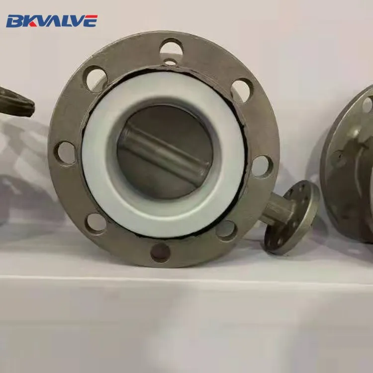 butterfly valve PTFE sealing  PN10/16 soft sealing butterfly valve