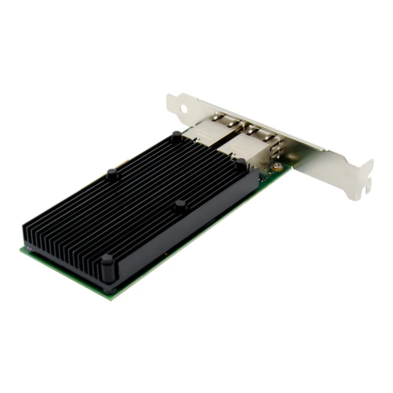 PCIe 3.0 x4  Dual RJ45 Port 10 Gigabit Network Card CHIPSET:X550