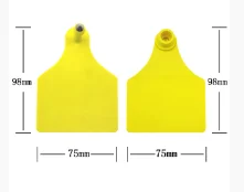 Китайское сельскохозяйственное оборудование лазерное печатание металлические Ушные бирки с аппликатором
