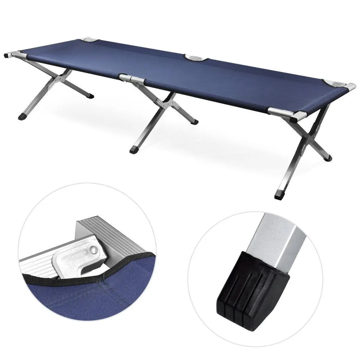 classic aluminum military folding bed military camp bed portable folding camping cot