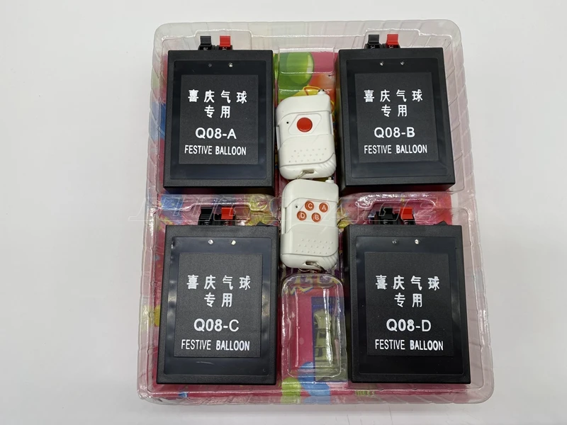 8 - channel specialized balloon products for celebrations. 2 wireless receivers