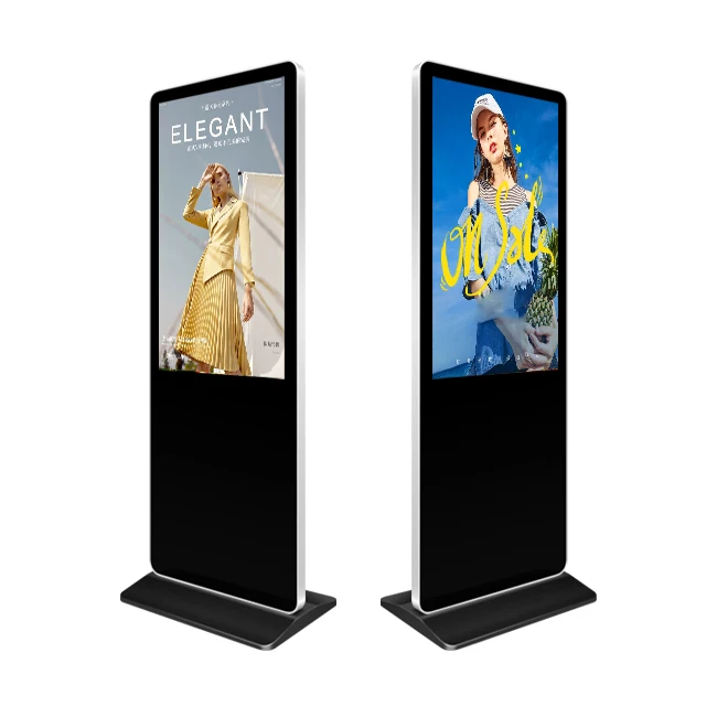 
65 Inch Floor Stand Wifi Display Network Digital Signage and Displays Kiosk Advertising Players Screen Displays 