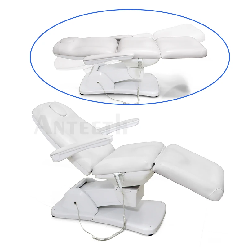 Adjustable Electric Facial Chair Therapy Spa Treatment Table Salon Furniture Tattoo 3/4 Motors Massage Bed Spa Beauty Bed
