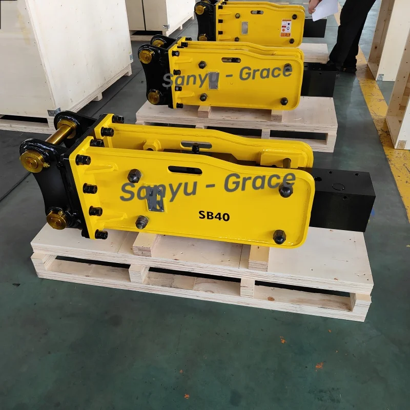 Гидравлический молоток Yaitan Sanyu SB40 SY680 для экскаватора JCB